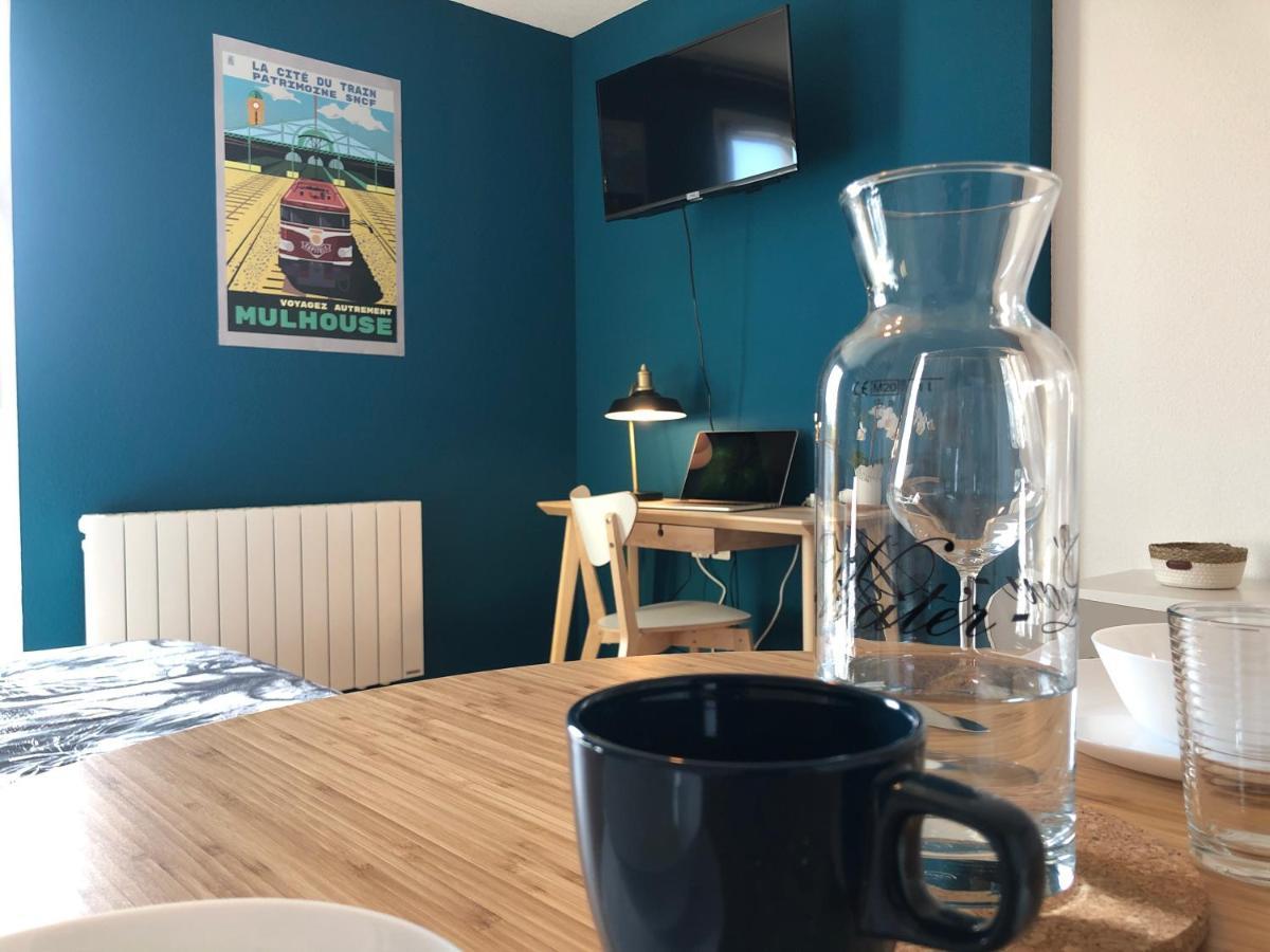# Bien Dormir A Mulhouse # L'Oceanic # Centre Ville # Cosy # Bagian luar foto